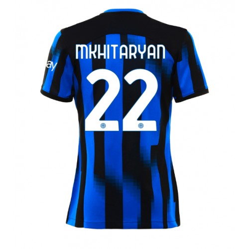 Inter Milan Henrikh Mkhitaryan #22 Domaci Dres za Ženska 2023-24 Kratak Rukav